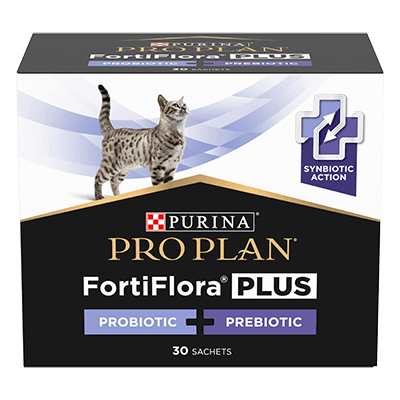 Purina Pro Plan FortiFlora Plus для котів, упаковка з 30 пакетиками
