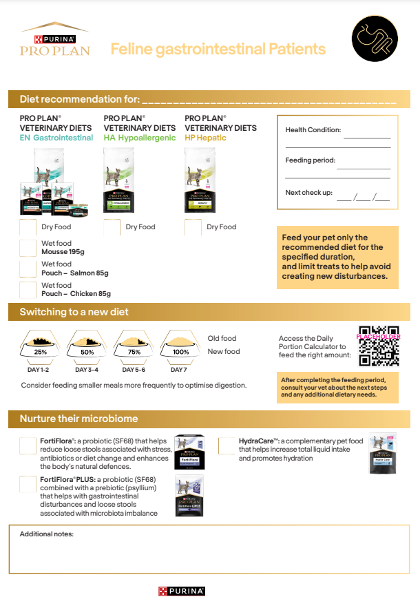 Client take-away - Feline GI